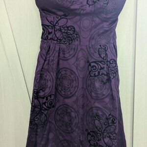 Guess Y2K  purple strapless dress
